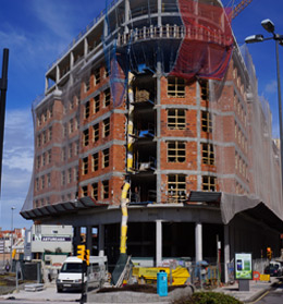 Cerramiento de fachada.